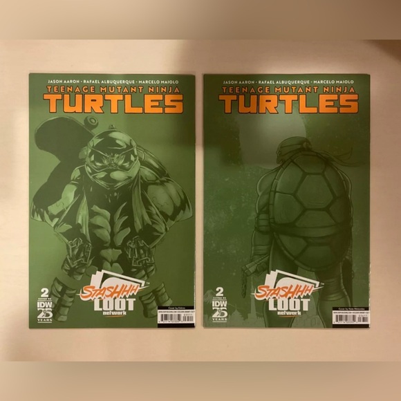 TMNT # 1 SDCC, # 1, 2 NYCC, # 2 8 Bit, TMNT # 2 NYCC 2024 Virgin Variant Poncho - Picture 13 of 16